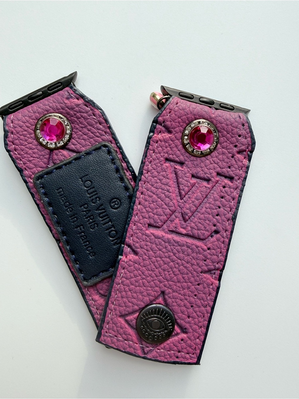 Watch Me Creations Authentic Upcycled LV Arabian Nights Apple Watch Band